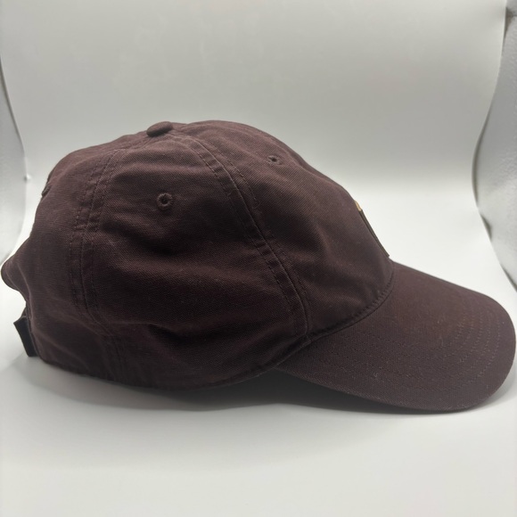 Carhartt Dark Maroon with Brown Logo Men’s Cap - Picture 3 of 8
